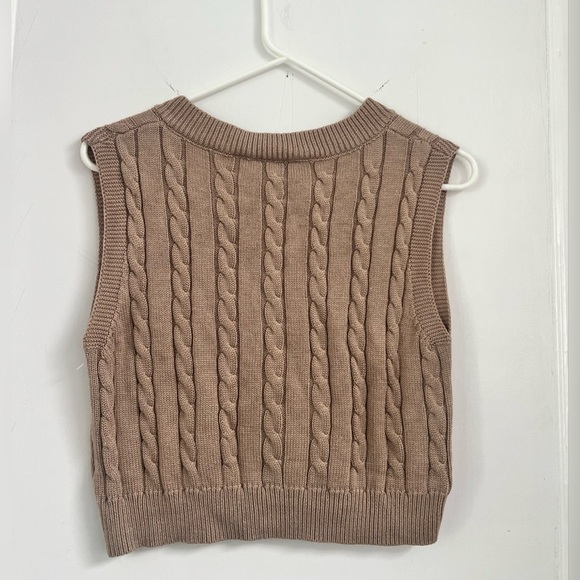Altar’d State sweater vest in Mocha Size S - Picture 3 of 3